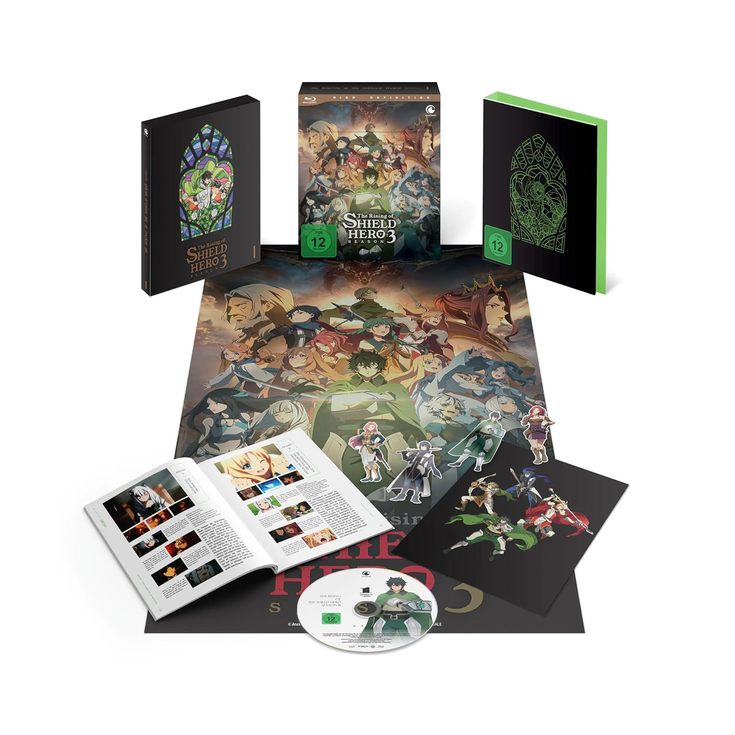 The Rising of the Shield Hero - Staffel 3 - Part 1 - mit Sammelschuber (Blu-ray)